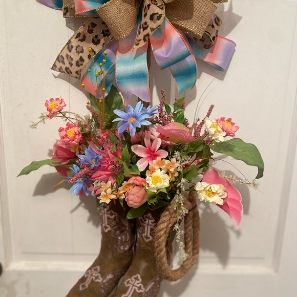 Rain boots wreath - Picture 1 of 2